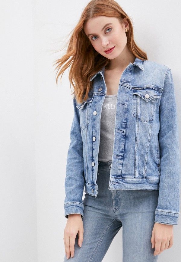 

Куртка джинсовая Calvin Klein Jeans, Голубой, Calvin Klein Jeans CA939EWJDBW6