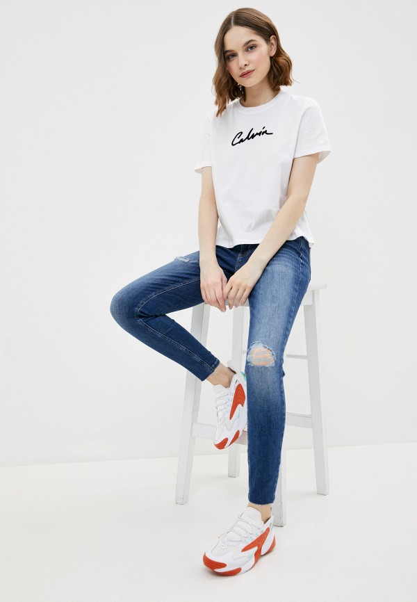 

Футболка Calvin Klein Jeans, Белый, Calvin Klein Jeans CA939EWJDCG3