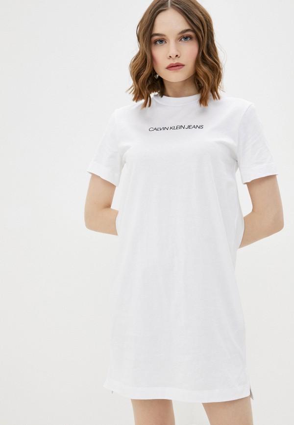 

Платье Calvin Klein Jeans, Белый, Calvin Klein Jeans CA939EWJDCG4