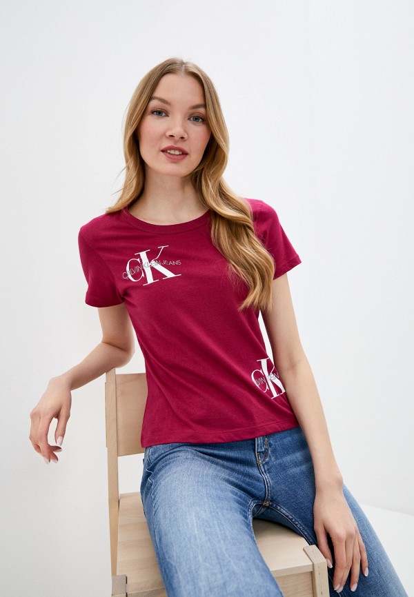 

Футболка Calvin Klein Jeans, Бордовый