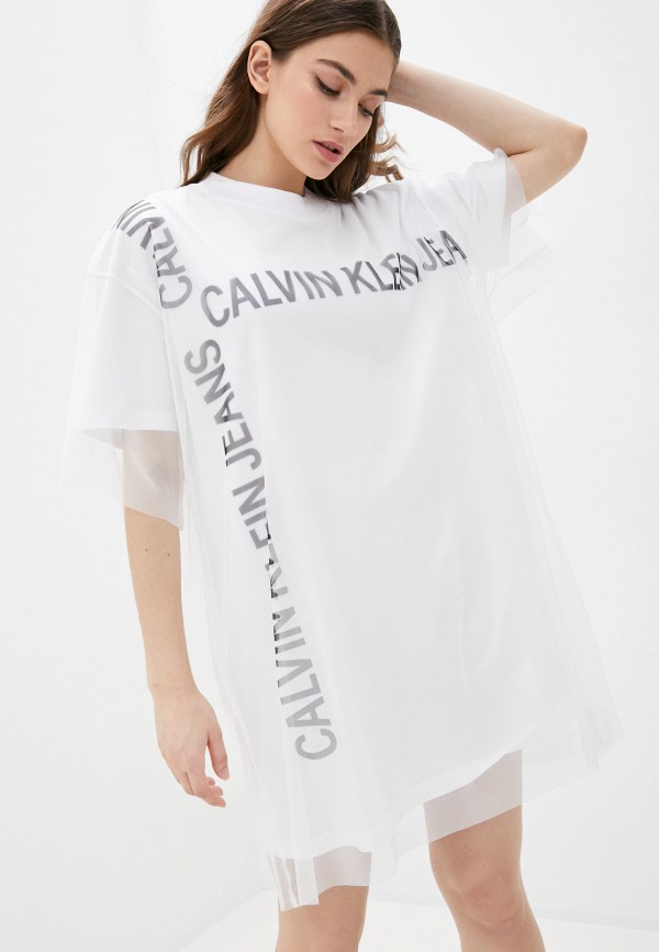 

Платье Calvin Klein Jeans, Белый