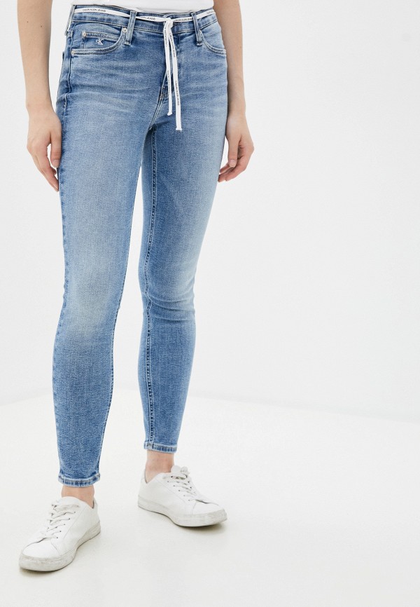 

Джинсы Calvin Klein Jeans, Голубой, MID RISE SKINNY