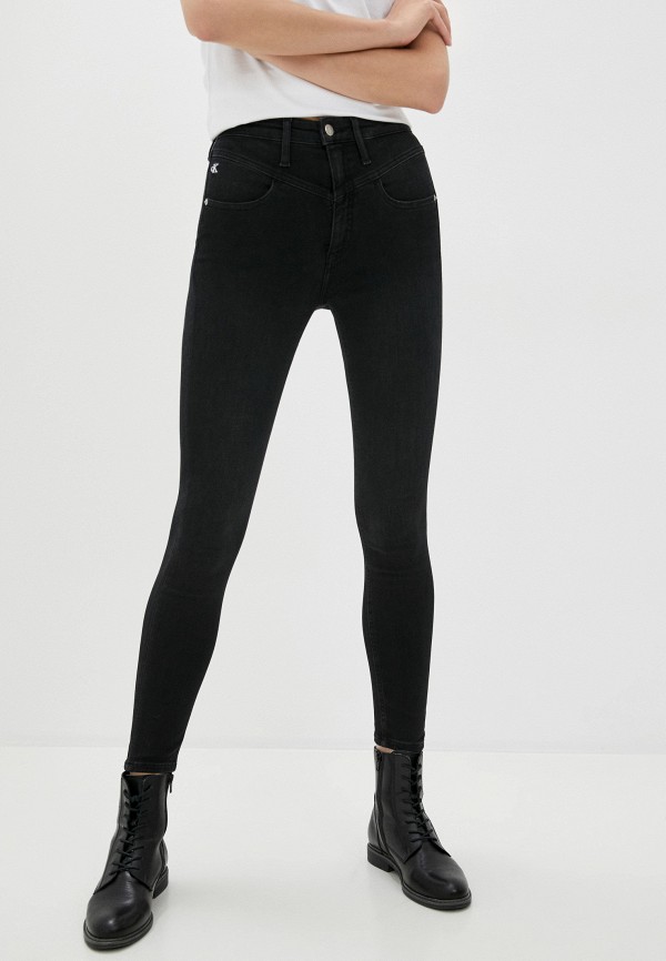 

Джинсы Calvin Klein Jeans, Черный, HIGH RISE SUPER SKINNY