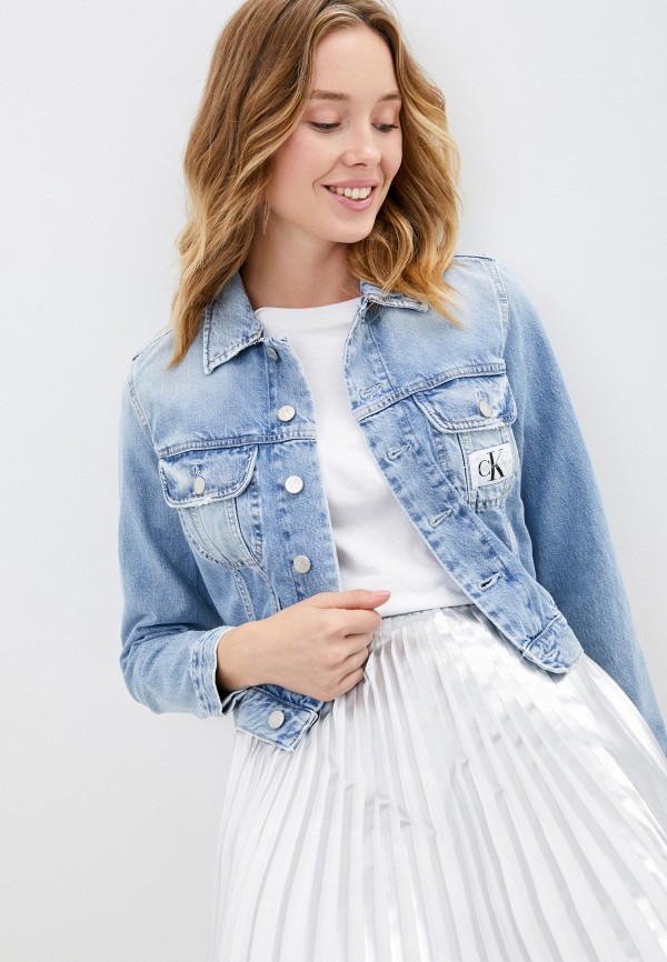 

Куртка джинсовая Calvin Klein Jeans, Голубой, Calvin Klein Jeans CA939EWJTHW4