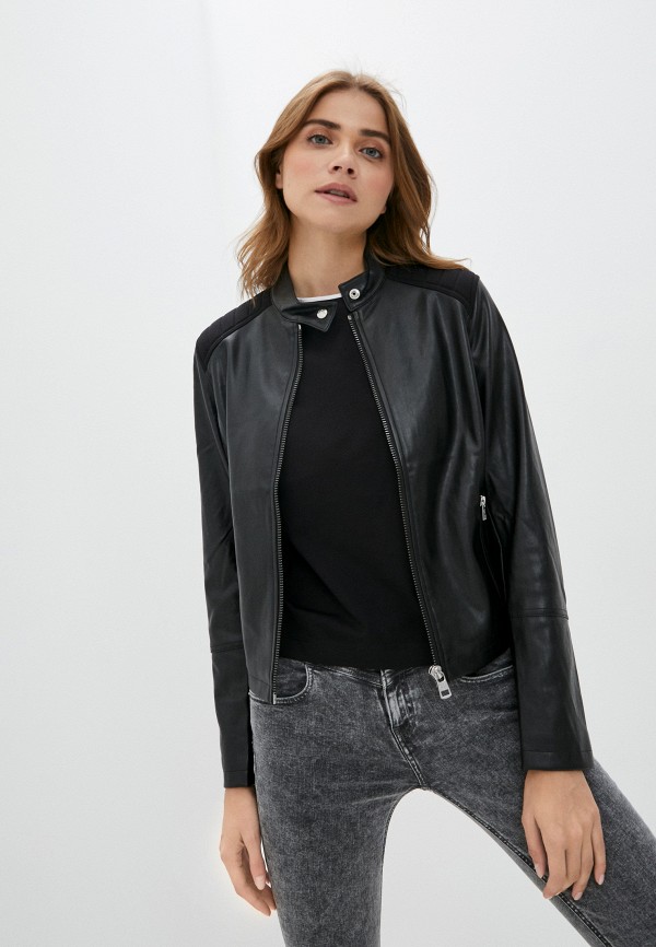 

Куртка кожаная Calvin Klein Jeans, Черный