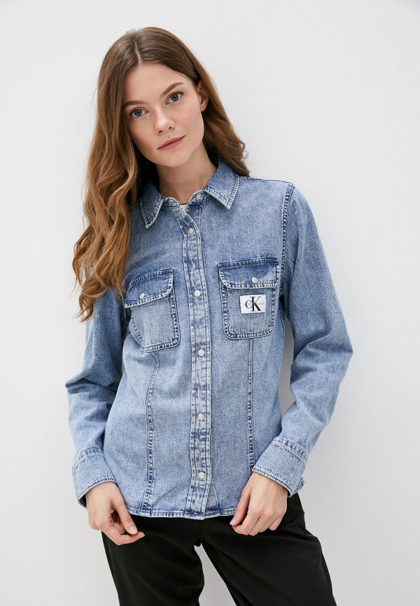 

Рубашка джинсовая Calvin Klein Jeans, Синий, Calvin Klein Jeans CA939EWJTHX8