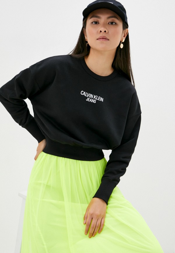 

Свитшот Calvin Klein Jeans, Черный, Calvin Klein Jeans CA939EWJTIA8