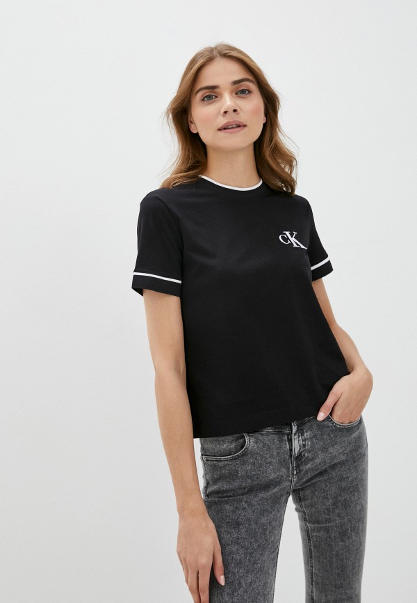 

Футболка Calvin Klein Jeans, Черный, Calvin Klein Jeans CA939EWJTID6