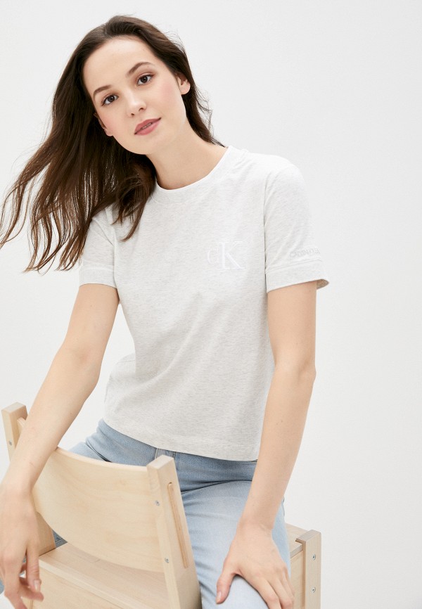 

Футболка Calvin Klein Jeans, Серый, Calvin Klein Jeans CA939EWJTID8