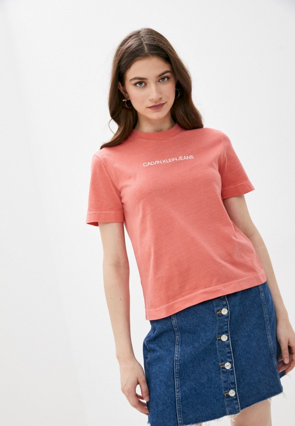 

Футболка Calvin Klein Jeans, Коралловый