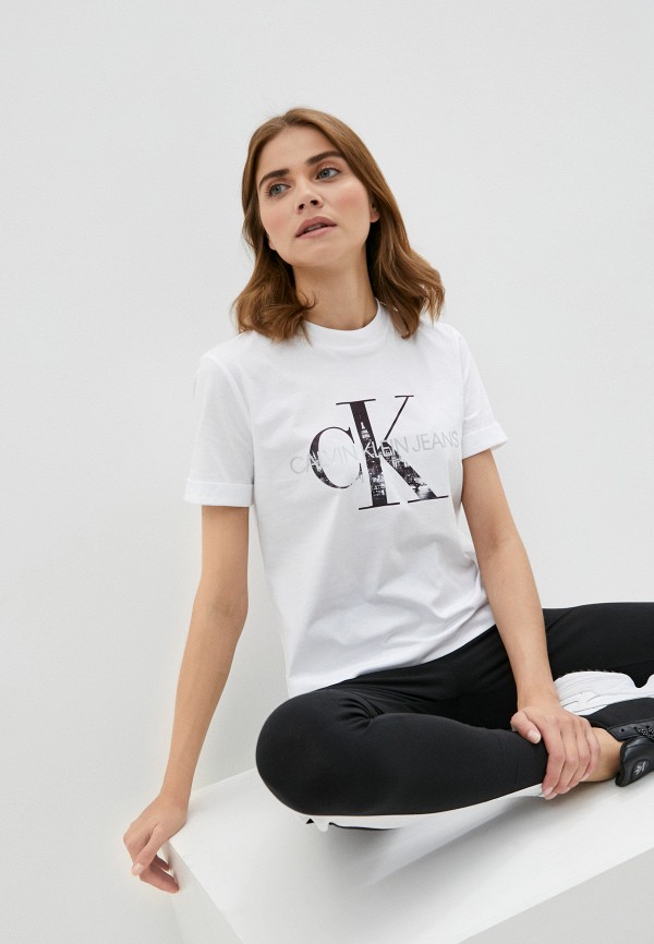 

Футболка Calvin Klein Jeans, Белый, Calvin Klein Jeans CA939EWJTIF7
