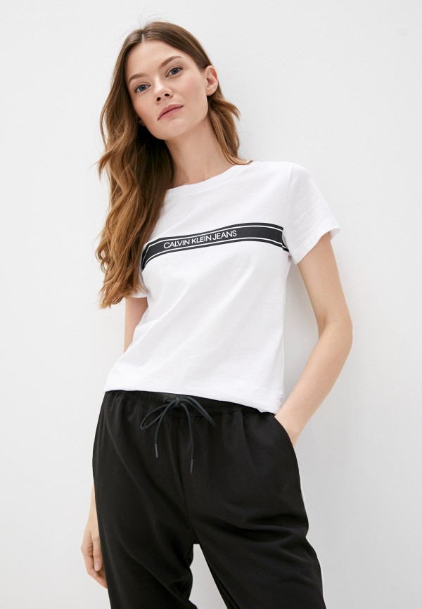 

Футболка Calvin Klein Jeans, Белый, Calvin Klein Jeans CA939EWJTIG1