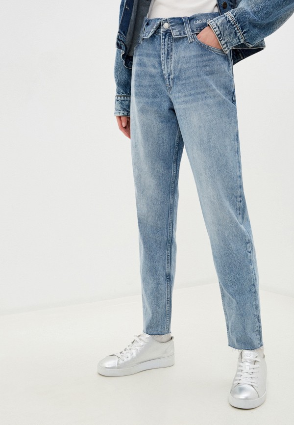 

Джинсы Calvin Klein Jeans, Голубой, MOM