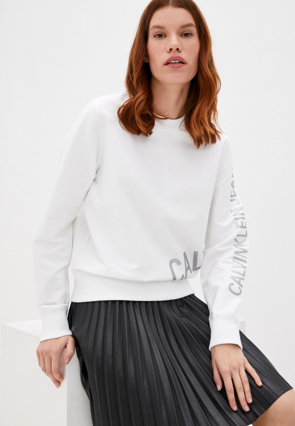 

Свитшот Calvin Klein Jeans, Белый, Calvin Klein Jeans CA939EWKRRJ6