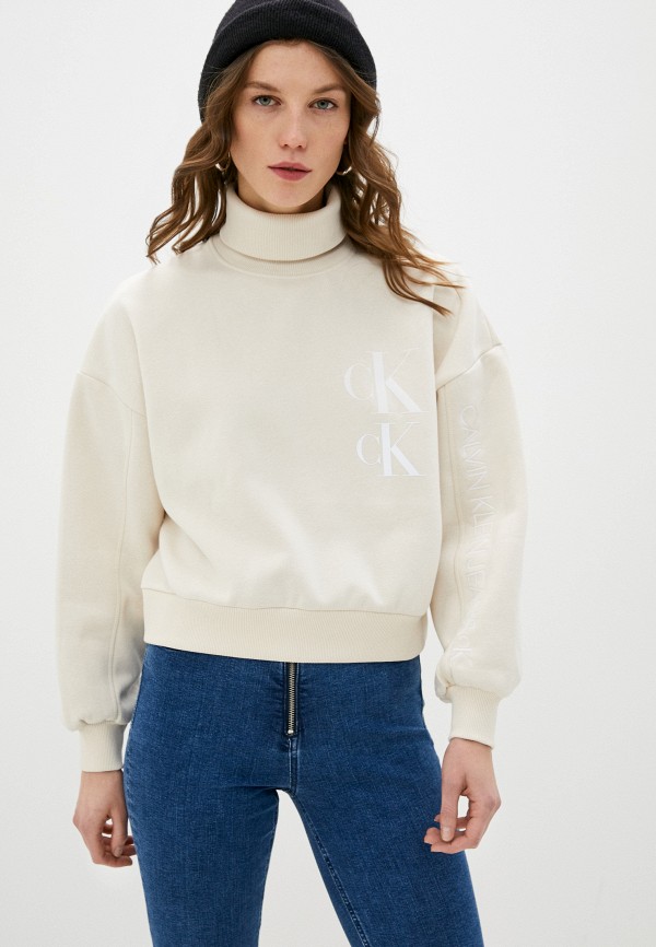 

Свитшот Calvin Klein Jeans, Бежевый