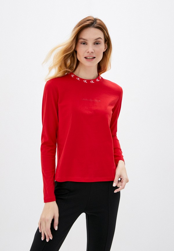 

Лонгслив Calvin Klein Jeans, Красный, Calvin Klein Jeans CA939EWKRRN3