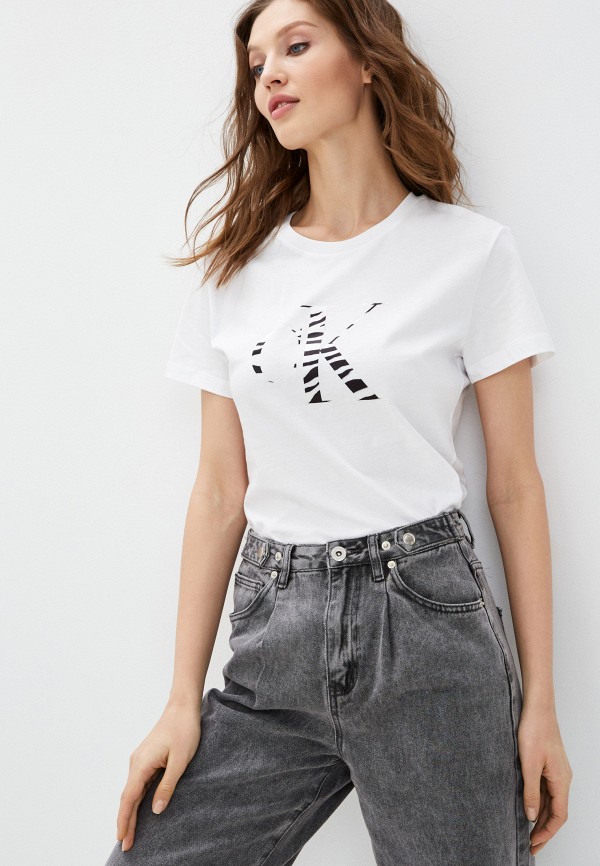 

Футболка Calvin Klein Jeans, Белый, Calvin Klein Jeans CA939EWKRRO6