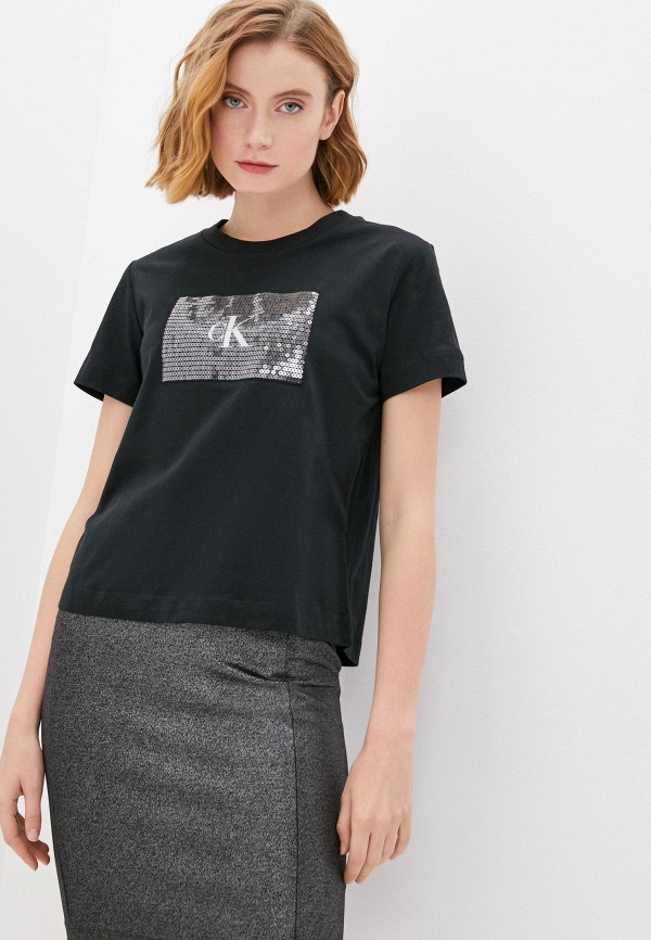 

Футболка Calvin Klein Jeans, Черный, Calvin Klein Jeans CA939EWKRRO9