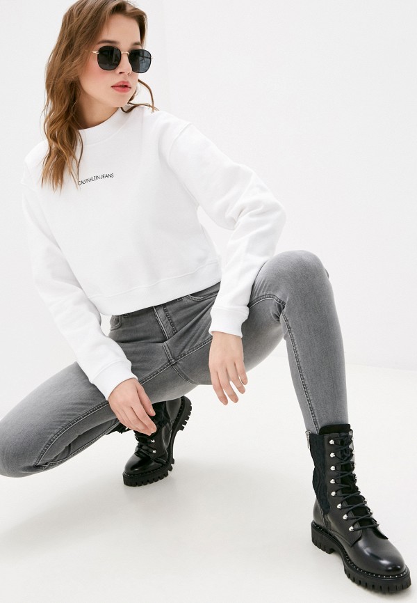 

Свитшот Calvin Klein Jeans, Белый, Calvin Klein Jeans CA939EWMCIA7