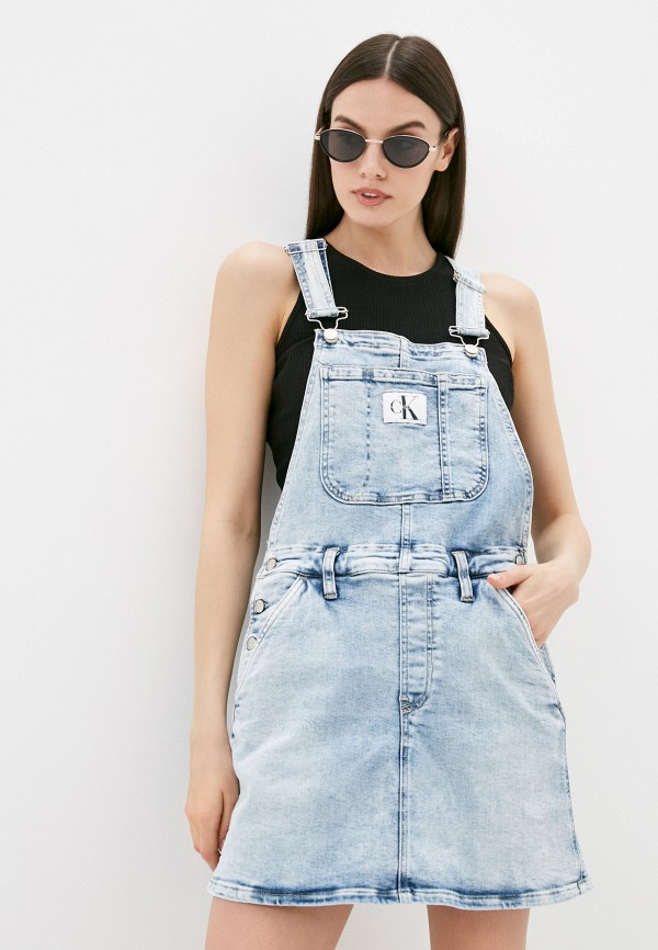 

Платье джинсовое Calvin Klein Jeans, Голубой