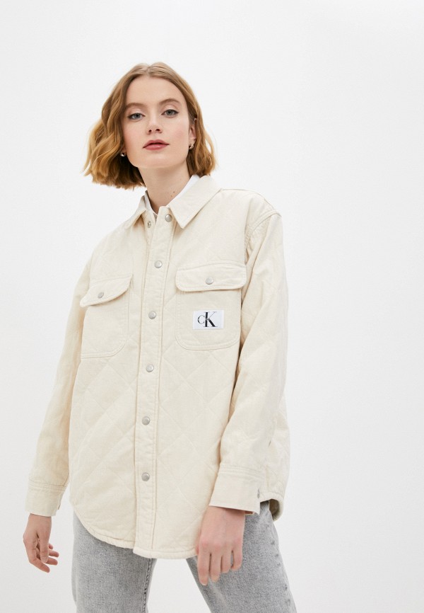 

Куртка джинсовая Calvin Klein Jeans, Бежевый, Calvin Klein Jeans CA939EWMORW0