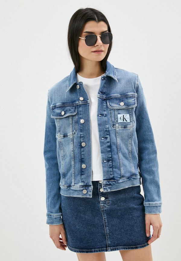 

Куртка джинсовая Calvin Klein Jeans, Голубой, Calvin Klein Jeans CA939EWMORW9