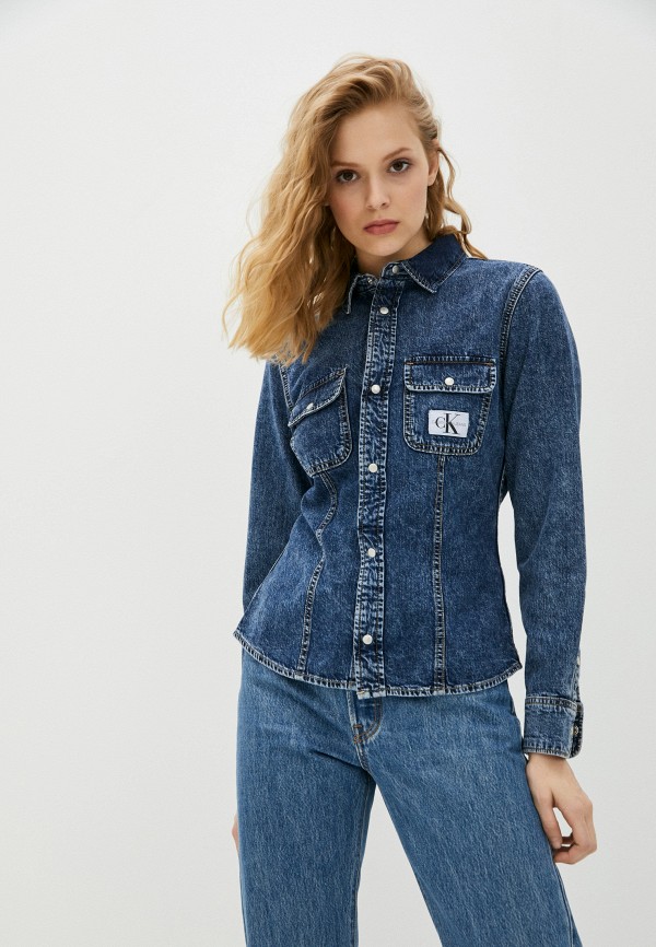 

Рубашка джинсовая Calvin Klein Jeans, Синий