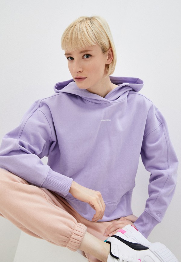 

Худи Calvin Klein Jeans, Фиолетовый