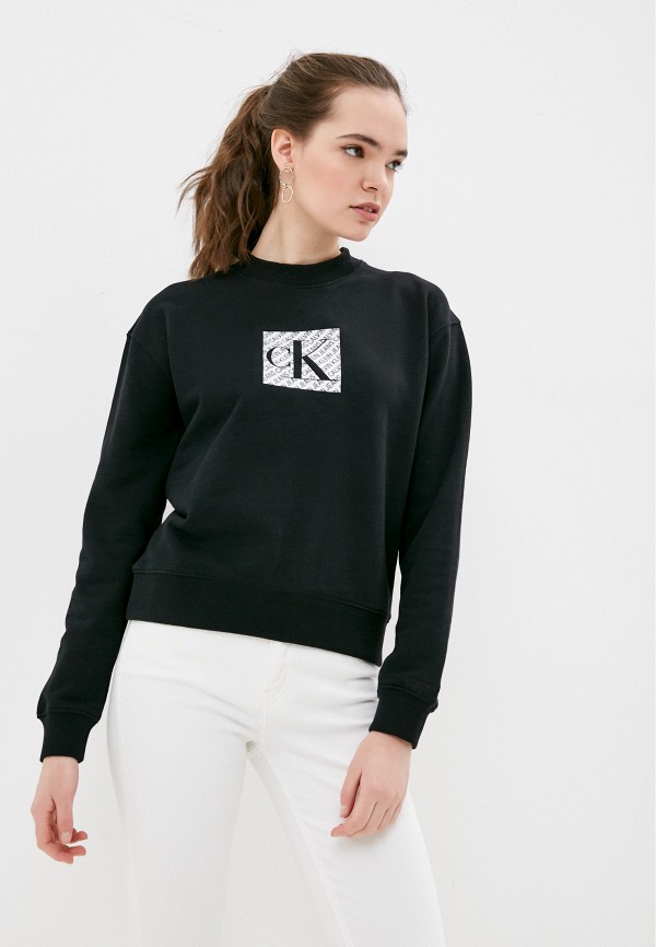 

Свитшот Calvin Klein Jeans, Черный, Calvin Klein Jeans CA939EWMOSD4