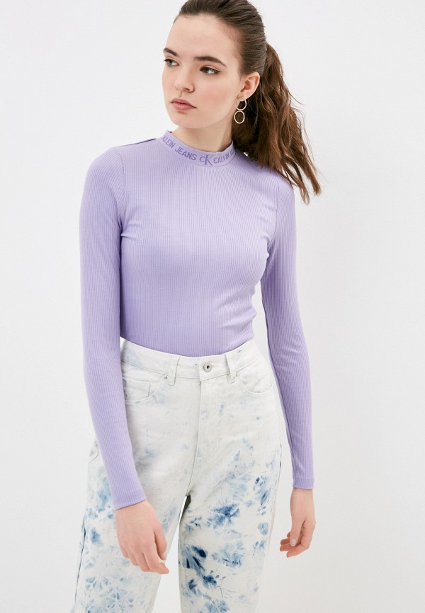 

Лонгслив Calvin Klein Jeans, Фиолетовый, Calvin Klein Jeans CA939EWMOSG3