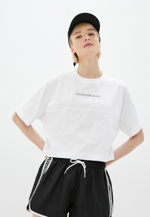 

Футболка Calvin Klein Jeans, Белый, Calvin Klein Jeans CA939EWMOSG9