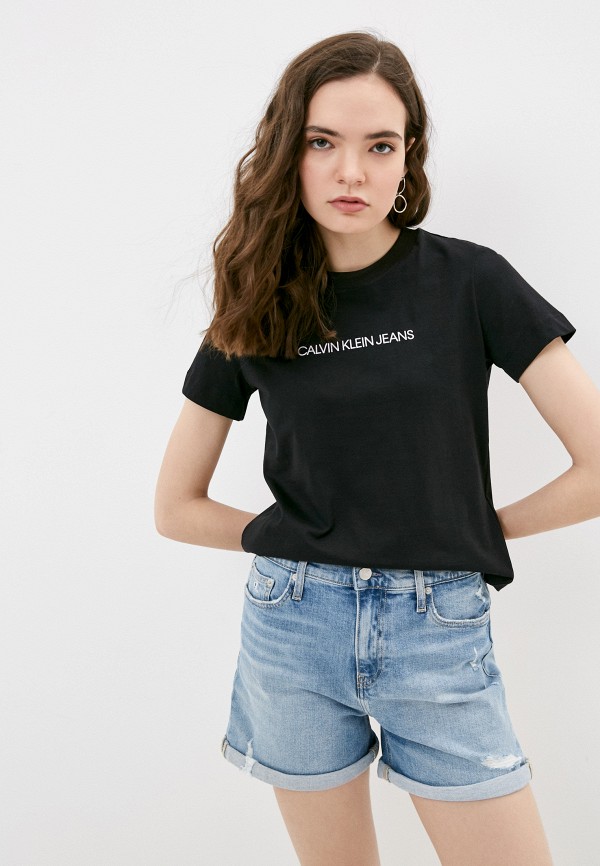 

Футболка Calvin Klein Jeans, Черный, Calvin Klein Jeans CA939EWMOSH4