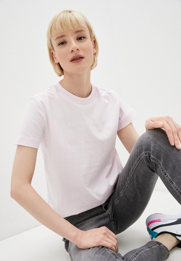 

Футболка Calvin Klein Jeans, Розовый