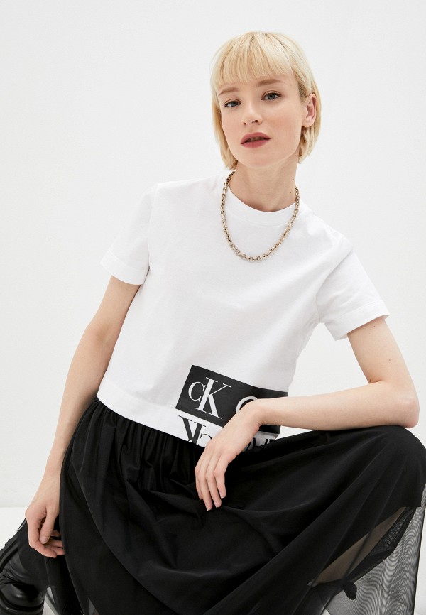 

Футболка Calvin Klein Jeans, Белый, Calvin Klein Jeans CA939EWMOSH8