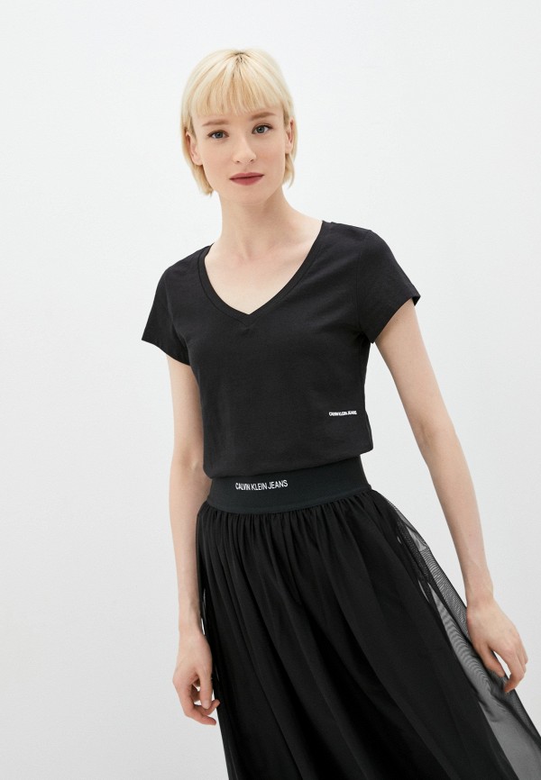 

Футболка Calvin Klein Jeans, Черный, Calvin Klein Jeans CA939EWMOSK0