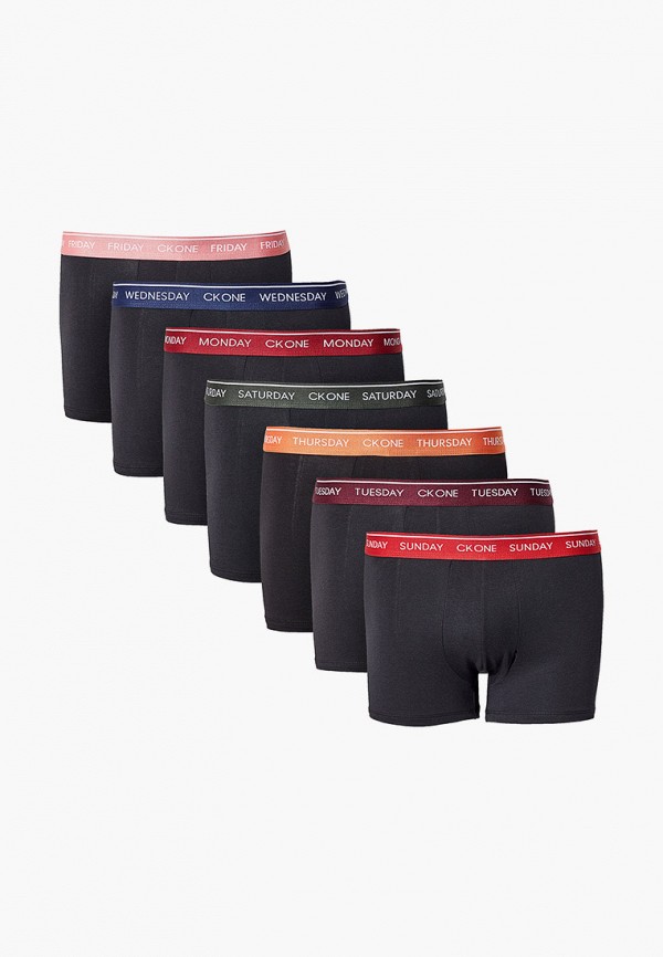 

Трусы 7 шт. Calvin Klein Underwear, Черный, Trunk