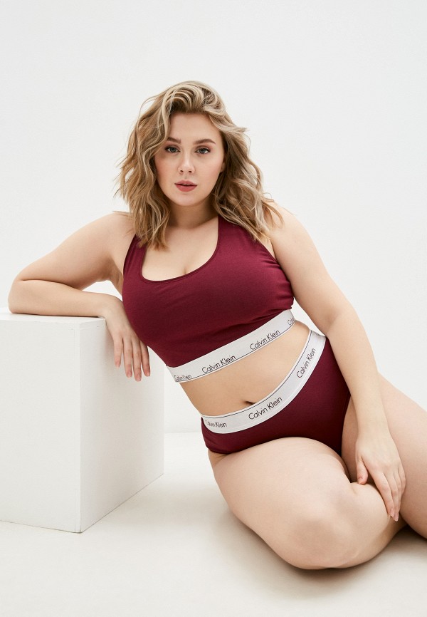 

Бюстгальтер Calvin Klein Underwear, Бордовый, UNLINED BRALETTE