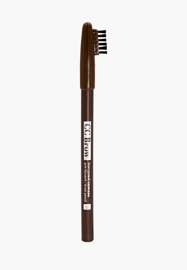 

Карандаш для бровей CC Brow, Коричневый, Контурный brow pencil СС Brow, цвет 05 (светло-коричневый)
