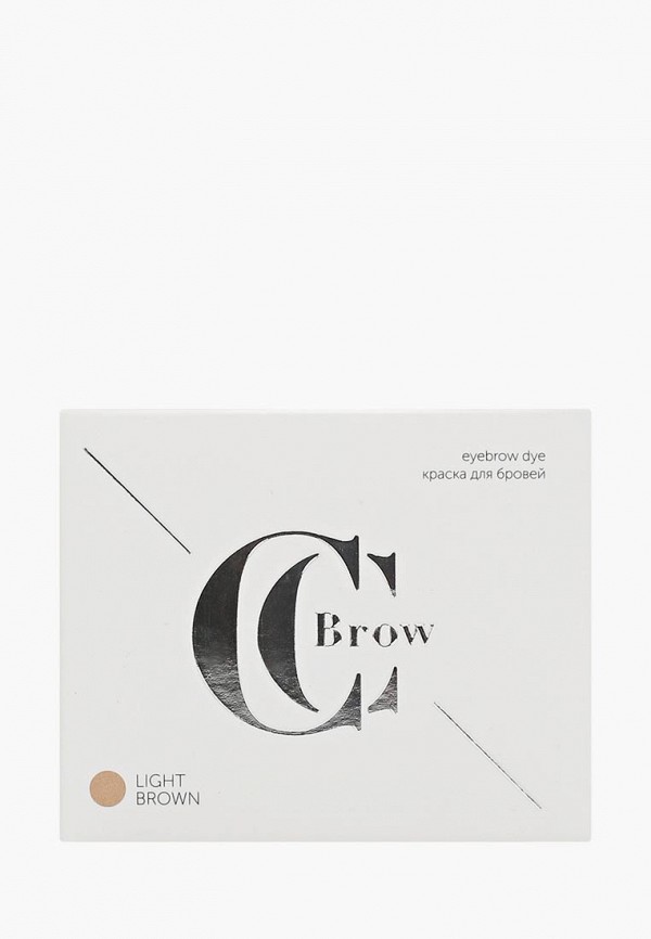 

Краска для бровей CC Brow, light brown (светло-коричневый),пакет с гель-краской - 5шт, 15гр