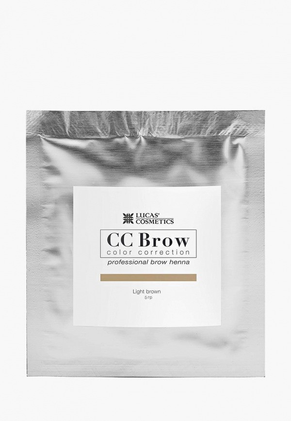 

Хна для бровей CC Brow, Коричневый, в саше (светло-коричневый), 5 гр