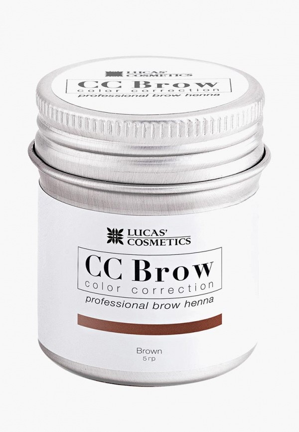 

Хна для бровей CC Brow, Коричневый, в баночке (коричневый), 5 гр