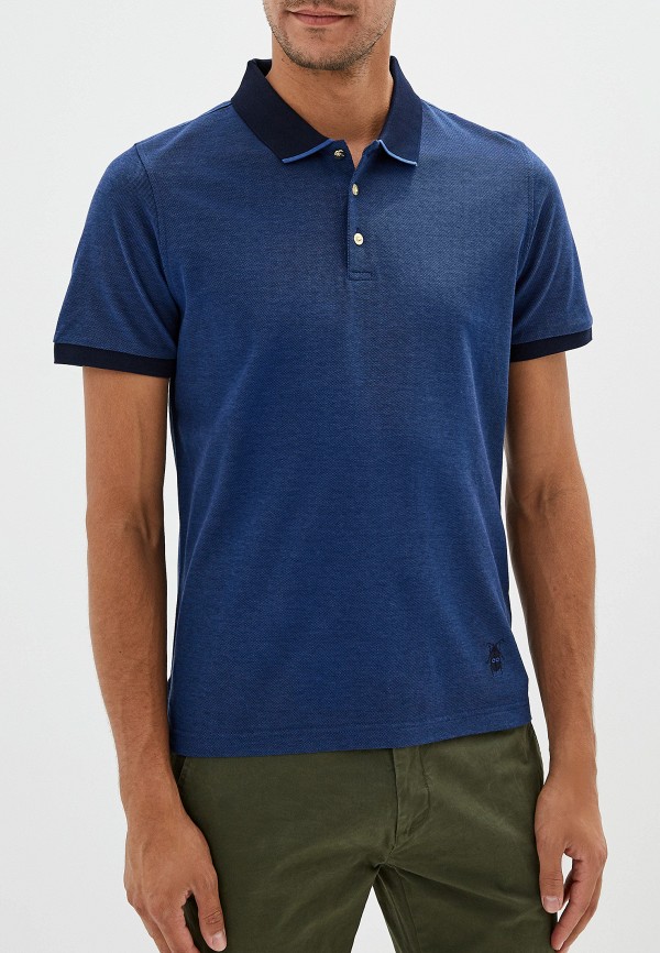 

Поло CC Collection Corneliani, Синий