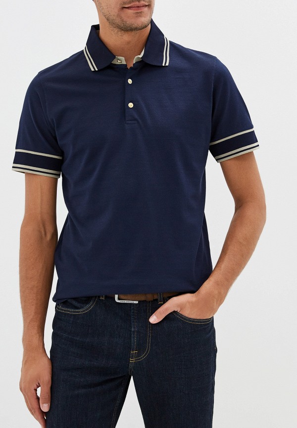 

Поло CC Collection Corneliani, Синий