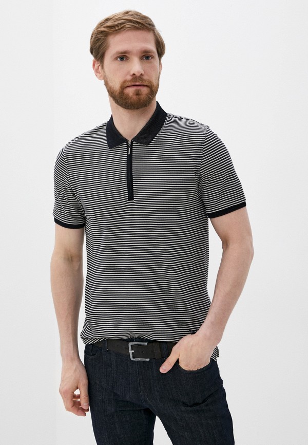 

Поло CC Collection Corneliani, Синий