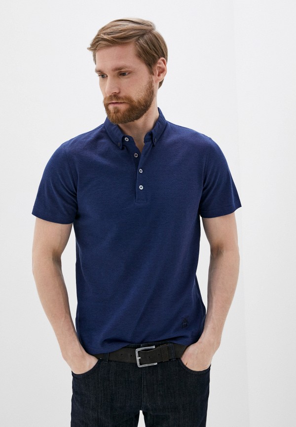 

Поло CC Collection Corneliani, Синий