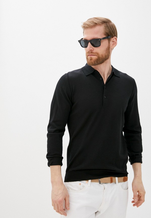 

Поло CC Collection Corneliani, Черный