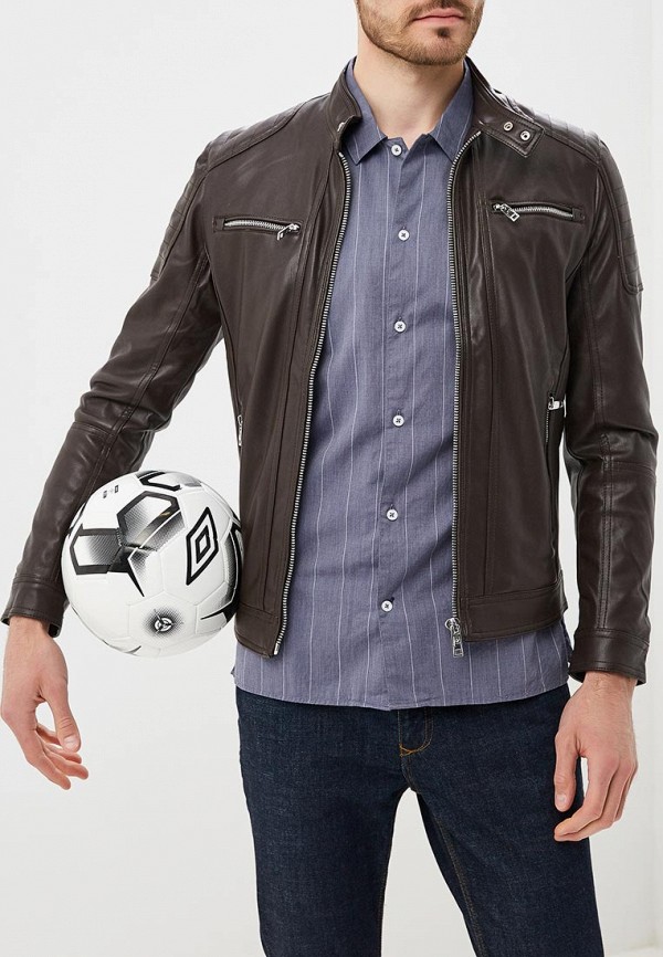 

Куртка кожаная Celio, Коричневый