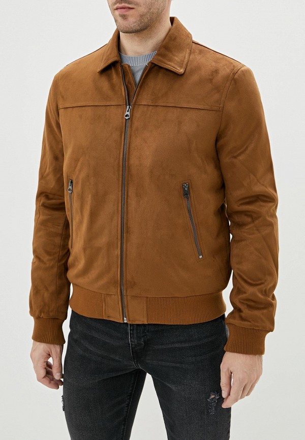 

Куртка кожаная Celio, Коричневый, Celio CE007EMFKMB0