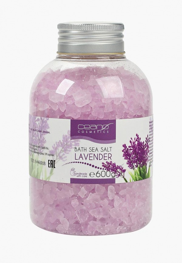 

Соль для ванн Ceano Cosmetics, Фиолетовый, Лаванда, 600 г