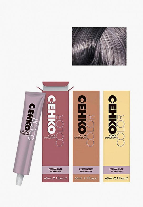 

Краска для волос Cehko, Серый, Color Explosion 00/2 Пепельный/Asch ,60 мл